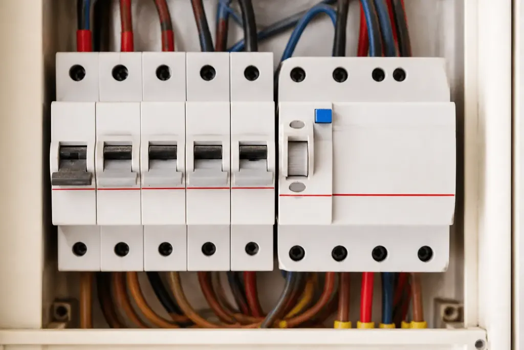 Disjoncteur et interrupteur différentiel de qualité professionnelle installés